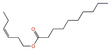 (Z)-3-Hexenyl decanoate